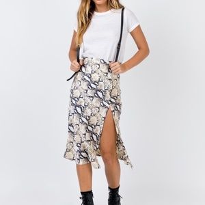 Princess Polly Verona Midi Skirt Snakeskin